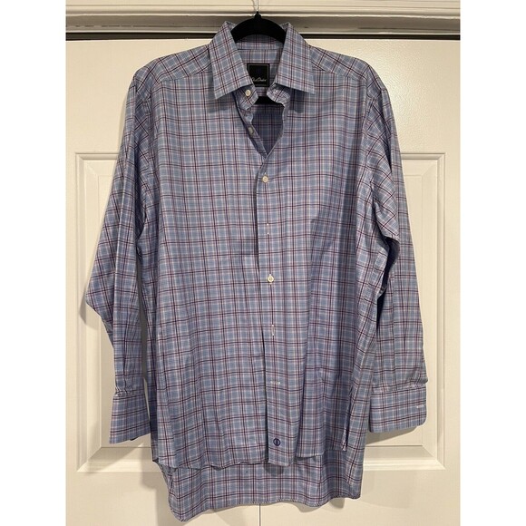 David Donahue Long Sleeve Button Down Shirt Size‎ 16 - Picture 1 of 4